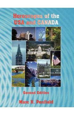 Coperta cărții 'Horoscopes of the USA and Canada - Marc H. Penfield'
