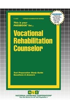 Coperta cărții 'Vocational Rehabilitation Counselor -'