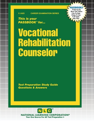 Coperta cărții 'Vocational Rehabilitation Counselor -'