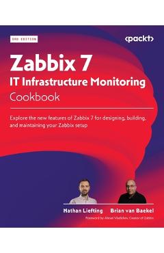 Zabbix 7 IT Infrastructure Monitoring Cookbook - Third Edition: Explore the new features of Zabbix 7 for designing, building, and maintaining your Zab - Nathan Liefting