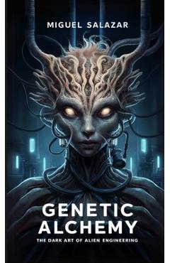 Coperta cărții 'Genetic Alchemy: The Dark Art of Alien Engineering - Miguel Salazar'