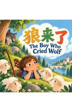 Coperta cărții 'The Boy Who Cried Wolf: Class Aesop's Fable Story for Kids in English, Chinese, and Pinyin - Charlotte Chang'