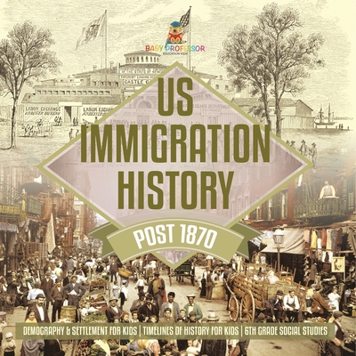 US Immigration History Post 1870 - Demography & Settlement for Kids Timelines of History for Kids 6th Grade Social Studies - 
