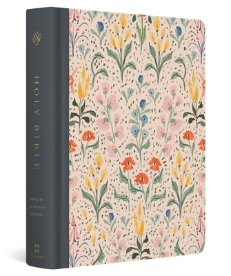 ESV Single Column Journaling Bible, Artist Series, Red Letter (Cloth Over Board, Lulie Wallace, in Bloom) - Lulie Wallace