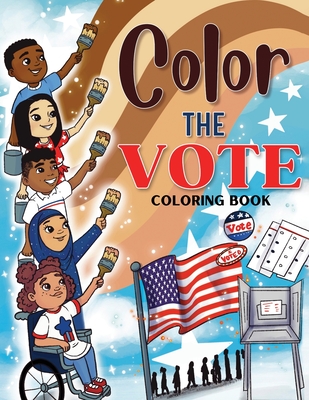 Coperta cărții 'Color the Vote Coloring Book - Elsie Guerrero'