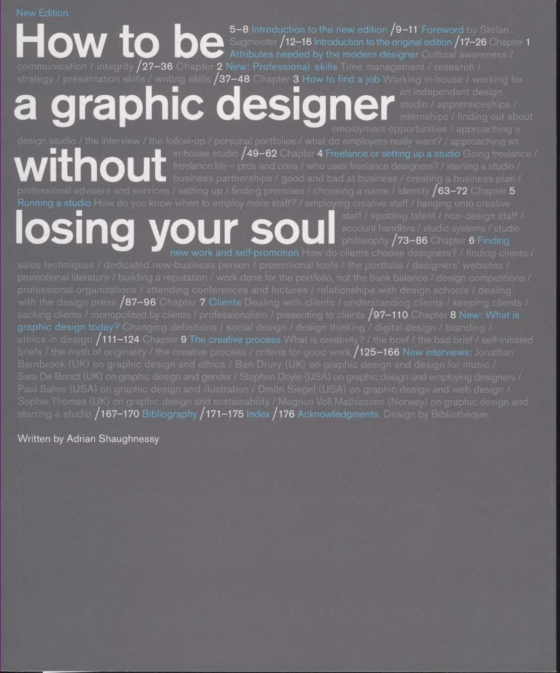 How to be a Graphic Designer, without Losing Your Soul