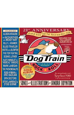 Coperta cărții 'Dog Train: A Wild Ride on the Rock-And-Roll Side - Sandra Boynton'