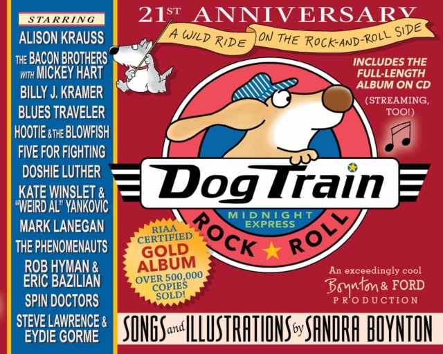 Coperta cărții 'Dog Train: A Wild Ride on the Rock-And-Roll Side - Sandra Boynton'