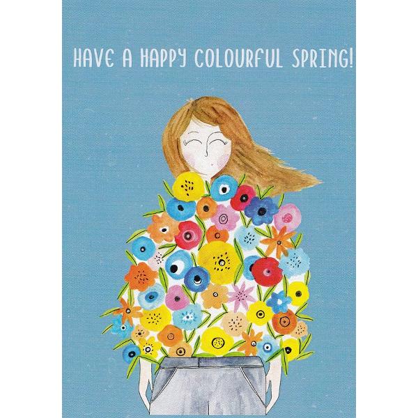 Carte postala: Have a Happy Colourful Spring!