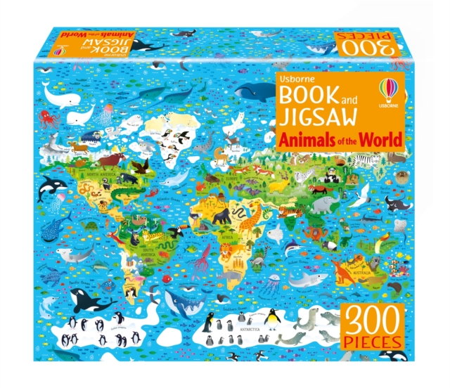 Usborne Book and Jigsaw Animals of the World - Sam|robson Smith