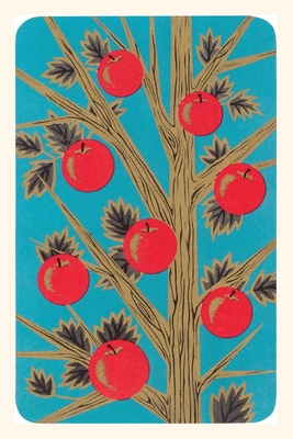 Vintage Journal Stylized Apples on Tree - 