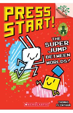 Poza produsului The Super Jump Between Worlds!: A Branches Book (Press Start! #17) - Thomas Flintham