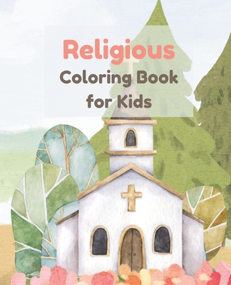 Religious Coloring Book for Children - Churches, Crosses, Noah's Ark - Frankie And Art