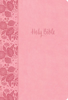 KJV Large Print Thinline Bible, Value Edition, Soft Pink Leathertouch - 