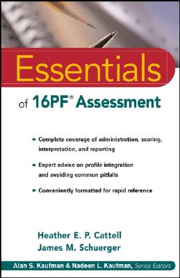 Essentials of 16PF Assessment - Heather E. P. Cattell