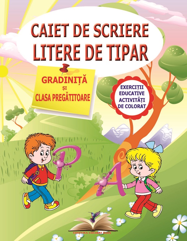 Caiet de scriere litere de tipar - Clasa Pregatitoare - Dumitrela Costan
