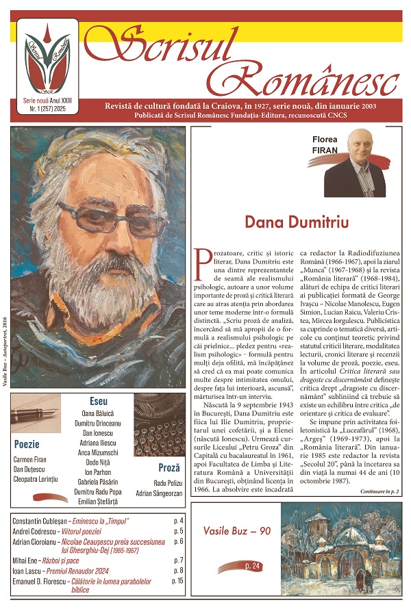 Revista Scrisul Romanesc Nr.1 din 2025