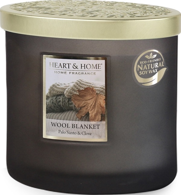 Lumanare parfumata: Wool Blanket. Palo Santo and Clove