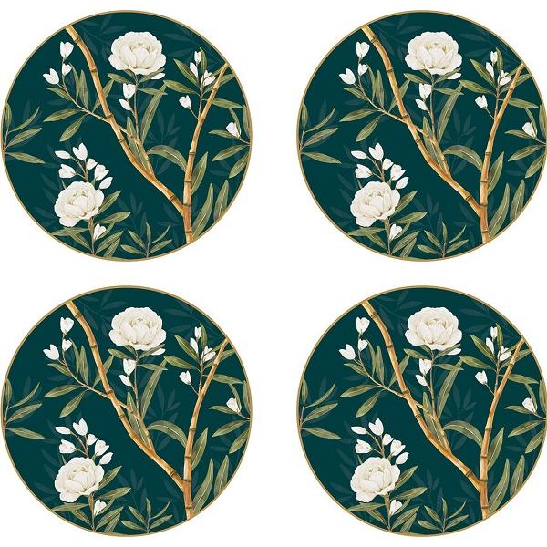 Set 4 farfurii desert: Royal Peonies