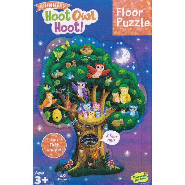 Puzzle de podea: Hoot Owl Hoot
