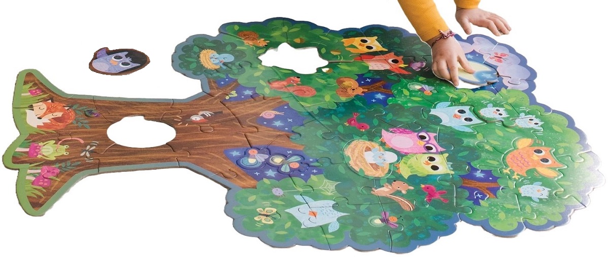 Puzzle de podea: Hoot Owl Hoot