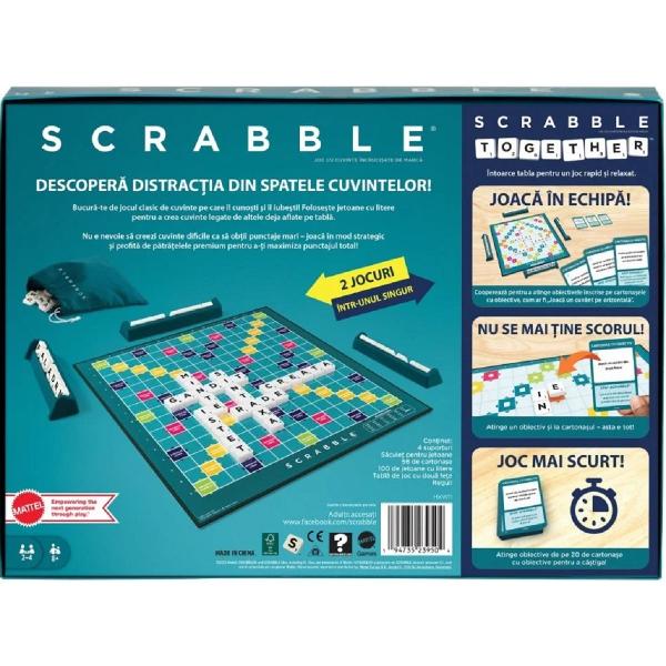 Joc Scrabble. 2 in 1