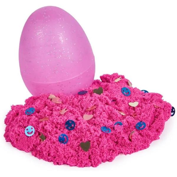 Kinetic Sand. Pachet 3 oua cu surpriza