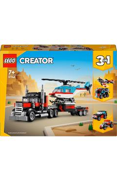 Imaginea produsului 'Lego Creator 3 in 1. Camioneta-platforma cu elicopter'
