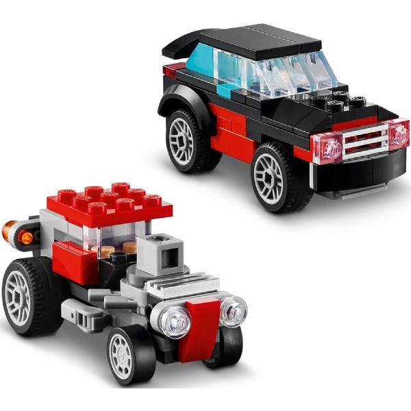 Lego Creator 3 in 1. Camioneta-platforma cu elicopter