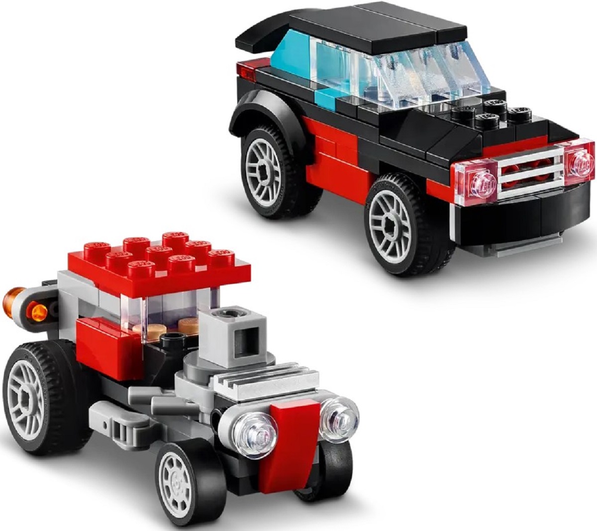 Lego Creator 3 in 1. Camioneta-platforma cu elicopter