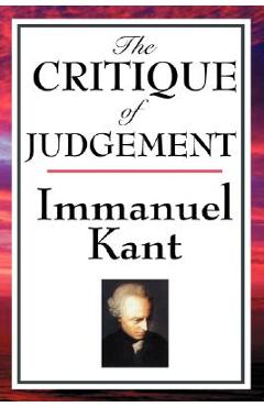 Coperta cărții 'The Critique of Judgement - Immanuel Kant'