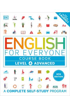 Coperta cărții 'English for Everyone Course Book Level 4 Advanced: A Complete Self-Study Program -'