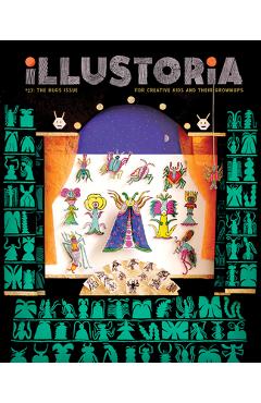 Coperta cărții 'Illustoria: Bugs: Issue #27: Stories, Comics, Diy, for Creative Kids and Their Grownups - Elizabeth Haidle'