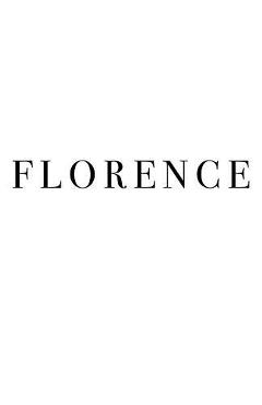 Coperta cărții 'Florence: Decorative stacking book for interior design styling Accessorize your coffee table and book shelves Combine'