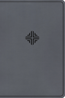 CSB Large Print Thinline Bible, Value Edition, Charcoal Leathertouch - 