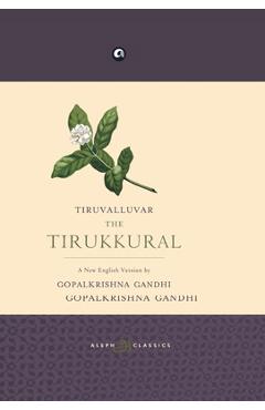 Coperta cărții 'Tiruvalluvar the Tirukkural -'