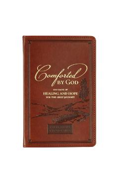 Coperta cărții 'Devotional Comforted by God Faux Leather -'