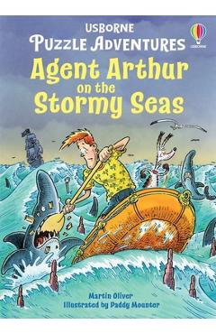 Coperta cărții 'Agent Arthur on the Stormy Seas - Russell Punter'