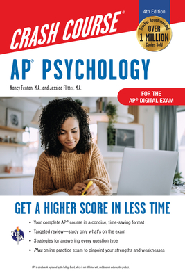 Coperta cărții 'AP Psychology Crash Course, Book + Online: Get a Higher Score in Less Time - Nancy Fenton'