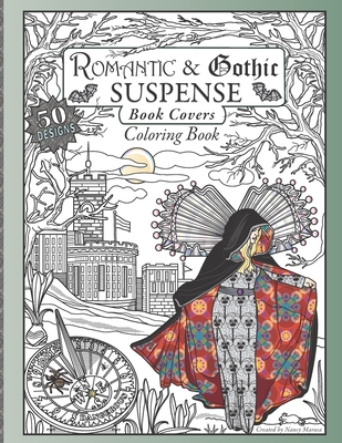Romantic Gothic Suspense Book Covers Coloring Book - Nancy Marasa