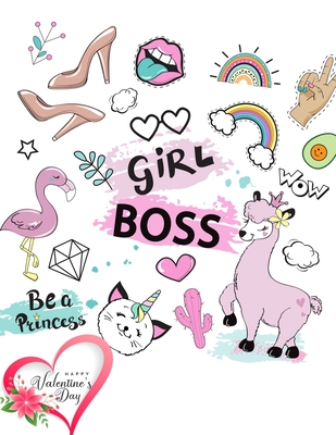 Girl Boss: valentines day books for kids - Activity book for kids that contains easy to advanced level fun Sudoku book for kids a - Jerrod Burnette