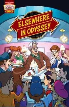 Coperta cărții 'Elsewhere in Odyssey - Evan David'