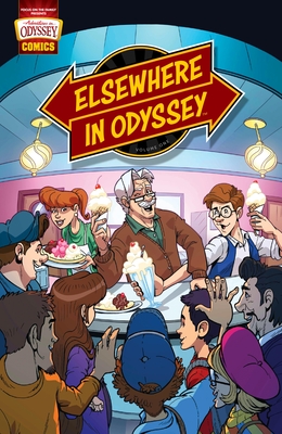 Coperta cărții 'Elsewhere in Odyssey - Evan David'