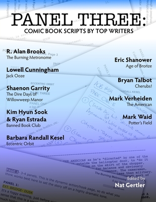 Coperta cărții 'Panel Three: Comic Book Scripts by Top Writers - Mark Waid'