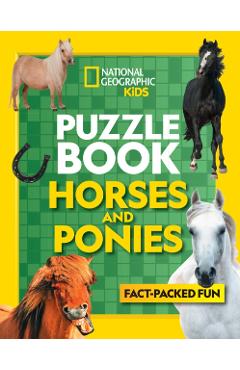 Coperta cărții 'Puzzle Book Horses and Ponies -'