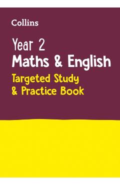 Coperta cărții 'Year 2 Maths and English KS1 Targeted Study & Practice Book -'
