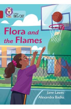 Coperta cărții 'Flora and the Flames - Jane Lawes'