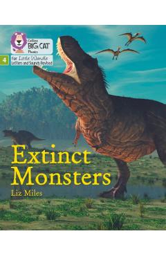 Coperta cărții 'Extinct Monsters - Liz Miles'