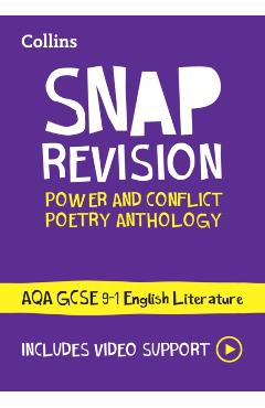 Coperta cărții 'AQA Poetry Anthology Power and Conflict Revision Guide -'