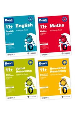 Coperta cărții 'Bond 10 Minute Tests 10-11+ years Pack: Ready for the 2025 exam -'